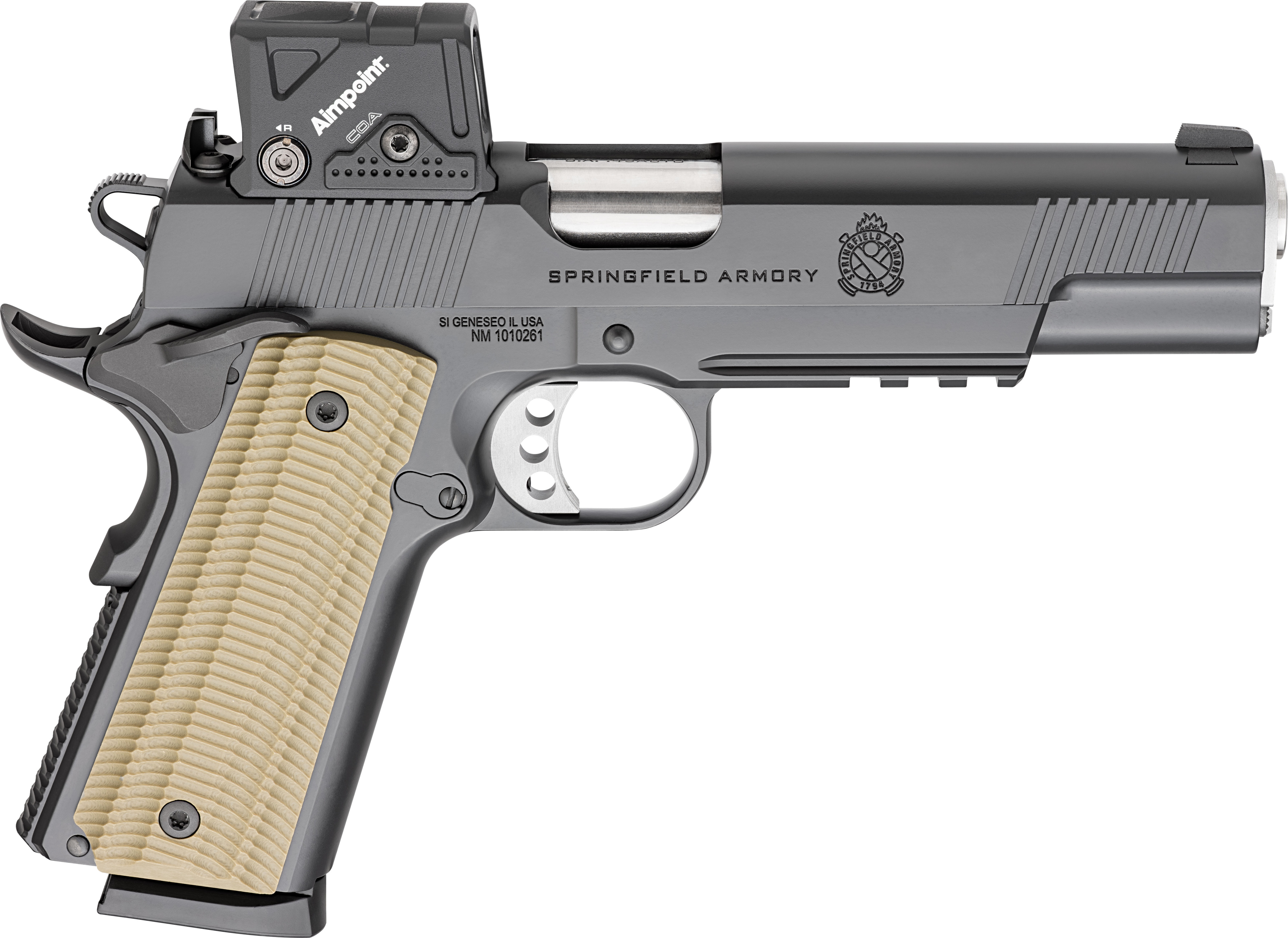 SPRINGFIELD ARMORY OPERATOR 1911 COA 45ACP 5" BLACK 2-8RD